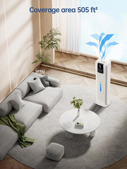 8L Smart Humidifiers for Bedroom Large Room, 2.1Gal Cool Mist Top Fill Diffuser