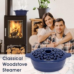 Cast Iron Wood Stove Humidifier Steamer Automatic Large Capacity Aroma Diffuser