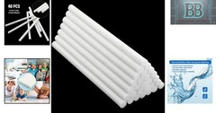 40 Cotton Humidifier Filter Wicks – 5.3 Inch Refill for USB Mini Humidifiers