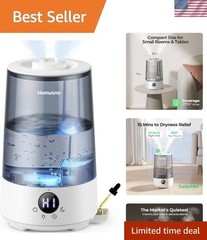 34H Ultra Quiet 3.6L Cool Mist Humidifier with Soothing Aroma for Better Sleep