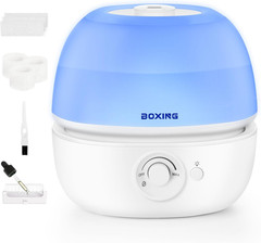 3L Top Fill Humidifiers for Bedroom Baby, 20Db Quiet Air Humidifier for Large Ro