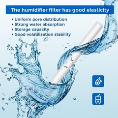 40 Cotton Humidifier Filter Wicks – 5.3 Inch Refill for USB Mini Humidifiers