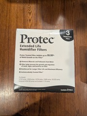 NEW 3 Pack Protec PWF2AM Humidifier Wick Drum Filter Replacements