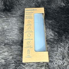 HoMedics Breathe Better Personal Portable Ultrasonic Humidifier USB Powered