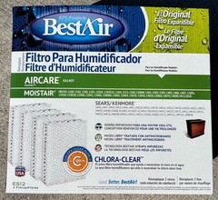 4 BestAir Humidifier Filters – ES12 Fits AirCare, Moistair, Sears/Kenmore