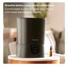 Easy-to-Care Filter Free Warm Mist Humidifier Medium Rooms, 1.5 Gallon