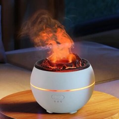 humidifier aroma for home 360 ml fire flame cool oil h2o USB air diffuser