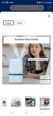 LEVOIT 1 Gal. Smart Ultra-Sonic Cool Mist Tabletop Humidifier and Diffuser