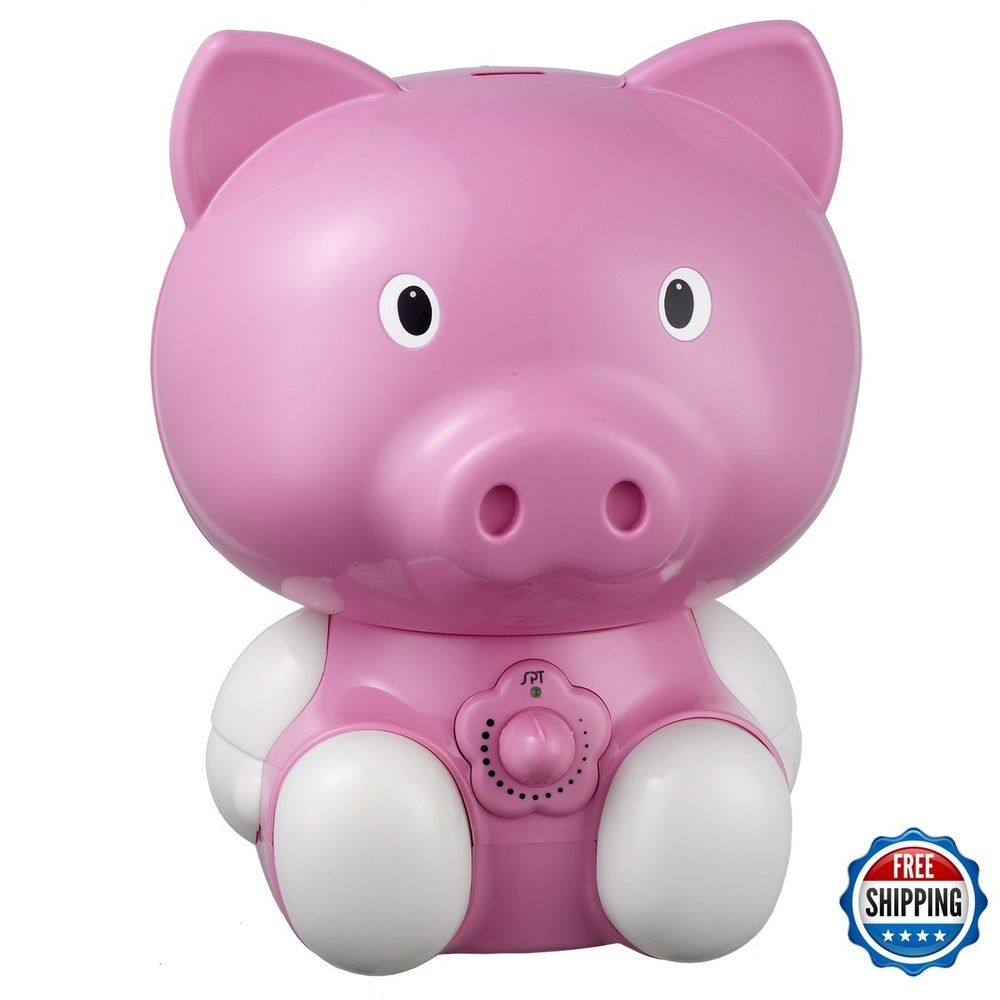 SPT SU-3882 Pig Ultrasonic Humidifier – Pink