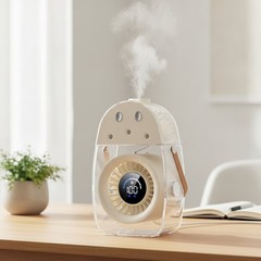Nano Spray Humidifier Fan Rechargeable for Office, Bedroom, Students