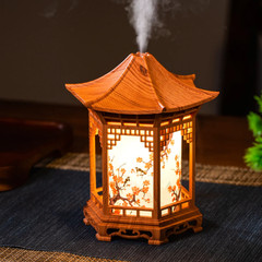 New Small Pavilion Humidifier Night Light Home Chinese Style, Home Office Humidi