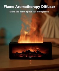 Fireplace Air Humidifier Waterless Auto-Off Aroma for winter 2025