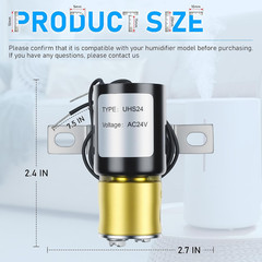 Universal 24V Humidifier Solenoid Valve – Compatible with Aprilaire 4040