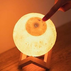 3D Moon Lamp Air Humidifier Diffuser Aroma Essential Oil USB Home Purifier Light