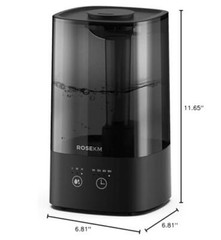 4.5L Humidifiers for Bedroom, Humidifiers for Home Large Room, Cool Mist for