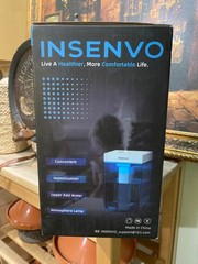 INSENVO Cool Mist Humidifier, model P2206, which features a large 7.5-liter capa