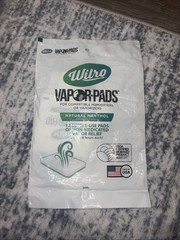 Wilro Soothing Menthol Vapor Pad for Humidifiers, Vaporizers 12 Pack