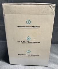 Homvana Humidifiers for Bedroom Home, 3.6 L Cool Mist Top-Fill 34H Super Long
