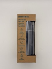 New HOMEDICS Portable Ultrasonic Humidifier Breathe Better Navy