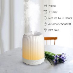 LED Essential Oil Diffuser Aroma Humidifier Ultrasonic Aromatherapy Air Purifier