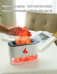 New Flame Humidifier Aromatherapy Machine Crystal Salt Stone Colorful Atmosphere