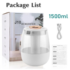 1500ml Humidifiers for Bedroom Large Room Office Cool Mist Air Humidifier√Indoor