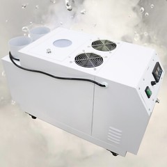 110V Ultrasonic Industrial Humidifier Cooler Sprayer 13.5Kg/h Double Fog Outlet