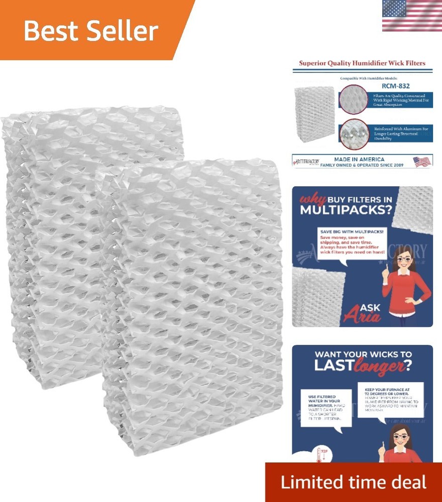 Durable 2-Pack ReliOn RCM-832 Humidifier Wick Filters – Maximize Humidity Output