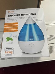 CRANE FILTER-FREE ULTRASONIC Cool Mist Humidifier For Coughs & Other Effects