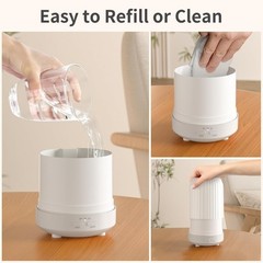 250ML Essential Oil Diffuser for Bedroom Quiet for Home w/ 7 LED Colors Timer US