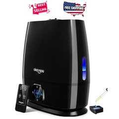 Humidifier 6L Top Fill Cool Mist Remote Control Bedroom Essential Oil Compatible