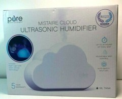 Pure Enrichment Mistaire Cloud 1.8LTank Ultrasonic Cool Mist Humidifier PEWAGCDP
