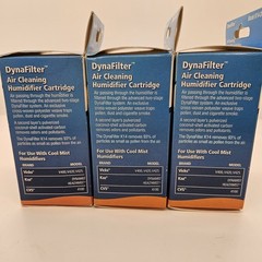 Protec DynaFilter 4 Humidifier Air Cleaning Cartridge 3-Pack Fits Vicks Kaz CVS
