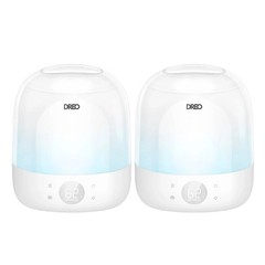 New DREO Ultrasonic Cool Mist 0.8 Gal. Humidifier, 2-pack, 1952513 DR-HHM009