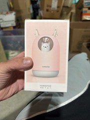 Cute Mini Bear Cool Mist USB Humidifier 300ml Water Tank Mist Portable Light