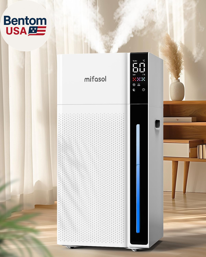 Humidifier Large Room, 5.3Gal/20L Large Humidifiers for Home 1500 Sq Ft, Cool Mi