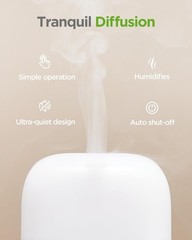 150ml Essential Oil Diffuser 5-in-1 Diffusers Home Scent 8 LED Color