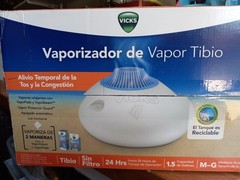 VICKS Warm Steam Vaporizer V150, Night Light, Auto Shut off, NIB