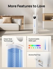 DREO HM735S 11L Smart Humidifier Large Room 700 ft 100H Cool Mist Air