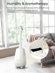 5L Quiet Cool Mist Humidifier with Essential Oil Diffuser & Remote Control