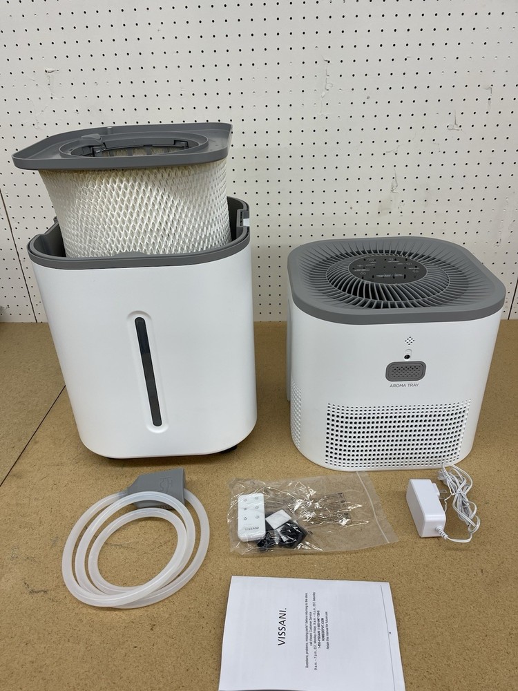 Vissani 6 Gal. Evaporative Humidifier for Whole House in White