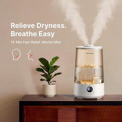 3.6L Top-Fill Cool Mist Humidifiers for Bedroom, Large Room & Plants, 23Db Ultra