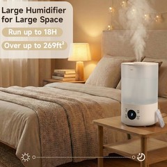 4L Cool Mist Humidifier for Home Plant and Baby Nursery Humidifiers for Bedroom