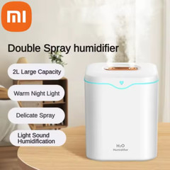 Xiaomi 2000ML Air Humidifier USB Aroma Diffuser with Double Spray Mist