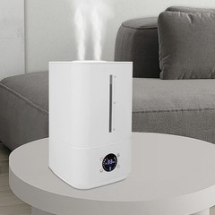 6L Hot & Cold Mist Humidifier Machine Tabletop Humidifier Touch Control 110-220V