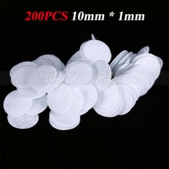 200PCS 10mm * 1mm Cotton Filters Diamond Microdermabrasion Machines Accessories