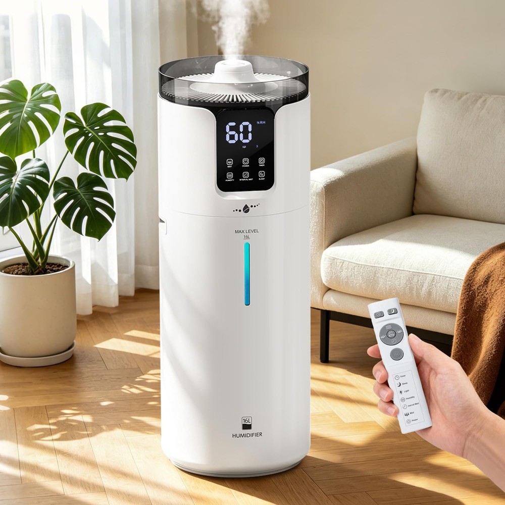 Large Room Mist Humidifier 4.2 Gal 360°