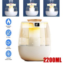1.5L Dual Mist Humidifier with LED Display – 3-Speed Quiet USB Home Humidifier