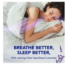 Vicks VapoSteam Liquid for Humidifiers & Vaporizers Liquid, Lavender, 8 fl oz