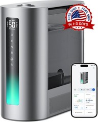 Humidificadores de 6 litros para dormitorio, vapor frío y caliente inteligente